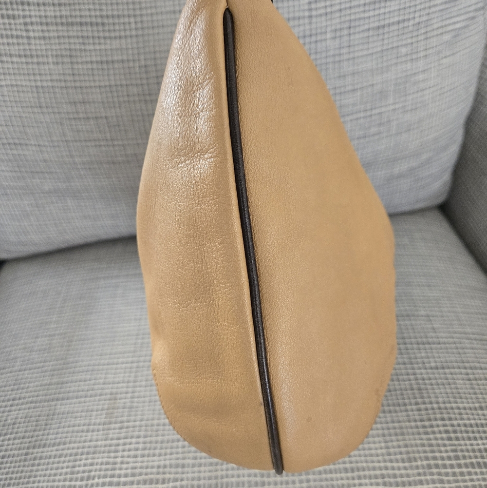 Coach Ergo Hobo Zip 9293 Brown Tan Two Tone Hangtag Vintage Bag Purse Hobo - Picture 6 of 16